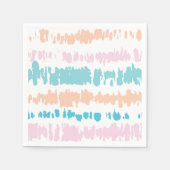 Pastel Batik Muster Serviette (Vorderseite)