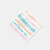 Pastel Batik Muster Serviette (Ecke)