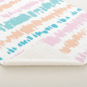 Pastel Batik Muster Sherpadecke (3/4)