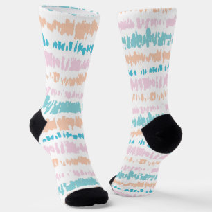 Pastel Batik Muster Socken