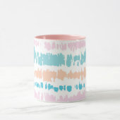 Pastel Batik Muster Tasse (Zentrum)