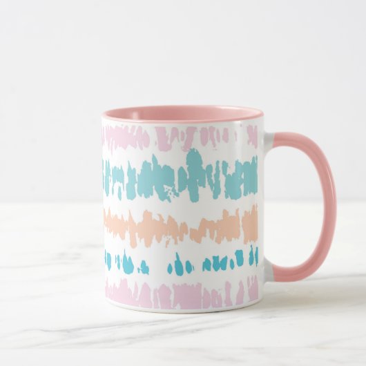 Pastel Batik Muster Tasse (Rechts)