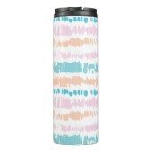 Pastel Batik Muster Thermosbecher (Rückseite)