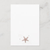 Pastel Beach Begleitkarte (Rückseite)