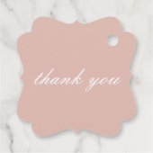 Pastel Beach Geschenkanhänger (Rückseite)