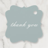 Pastel Beach Geschenkanhänger (Rückseite)