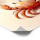 Pastel Beach Kinderzimmer Poster (Ecke)