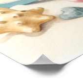 Pastel Beach Kinderzimmer Poster (Ecke)