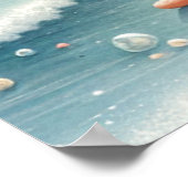 Pastel Beach Kinderzimmer Poster (Ecke)