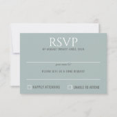 Pastel Beach RSVP Karte (Vorderseite)