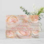 Pastel Beauty Erneuerende Stimmen Einladung - Rose (Stehend Vorderseite)