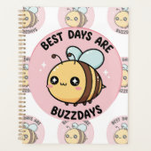 Pastel Bee Journal – Minimal Aesthetic Notebook Planer (Vorderseite)