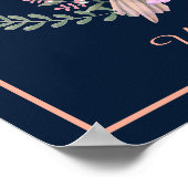 Pastel bird poster (Ecke)