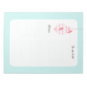 Pastel Birdcage Notizblock (Vorderseite)