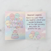 Pastel Birthday Card – Happy Birthday, You Legend! Karte (Innenseite)