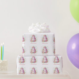 Pastel Birthday Kuchen Geburtstag Geschenkpapier