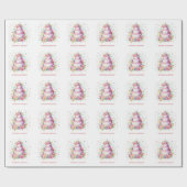 Pastel Birthday Kuchen Geburtstag Geschenkpapier (Flach)