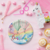 Pastel Birthday Pappteller (Party)