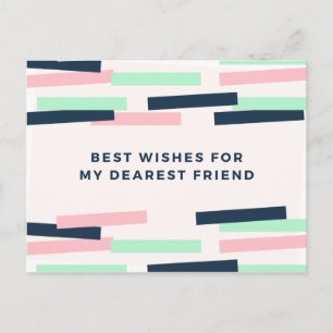 Pastel Birthday Postkarte