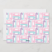 Pastel Black Nutcracker Retro Frohe Weihnachten (Rückseite)