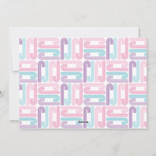 Pastel Black Nutcracker Retro Frohe Weihnachten (Rückseite)