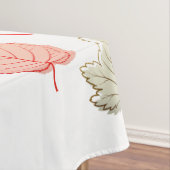 Pastel-Blätter Tischdecke (Beispiel)