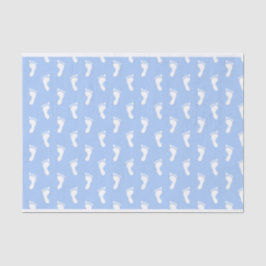 PASTEL BLAUE BABY FEET SEIDENPAPIER