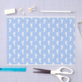 PASTEL BLAUE BABY FEET SEIDENPAPIER (Handwerk)
