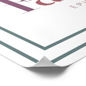 Pastel Blessed And Favored Ephesians 1 3 Scripture Poster (Ecke)