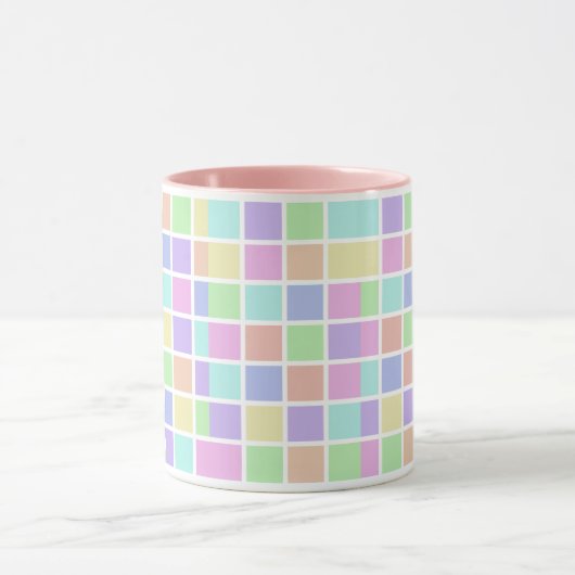 Pastel Blocks Tasse (Zentrum)