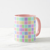 Pastel Blocks Tasse (VorderseiteRechts)