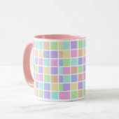 Pastel Blocks Tasse (Vorderseite Links)