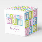 Pastel Blocks The Big One Thank You Geschenkschachtel (Vorderseite)