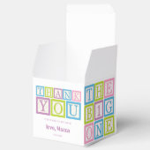 Pastel Blocks The Big One Thank You Geschenkschachtel (Geöffnet)