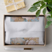 Pastel bloemen decoupage tissue papier (Geschenk)