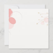 Pastel Bloom Einladung (Rückseite)