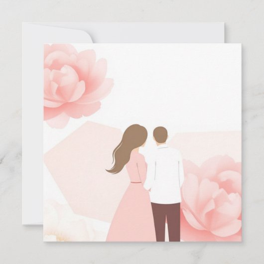 Pastel Bloom Einladung (Vorderseite)