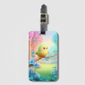 “Pastel Bloom – Elegant Floral Phone Case Design” Gepäckanhänger (Vorderseite Vertikal)