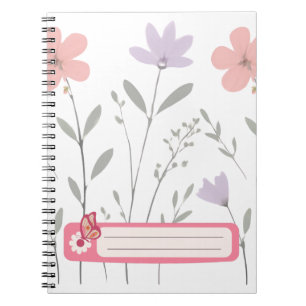 Pastel Bloom Floral Journals für Teenager Mädchen Notizblock