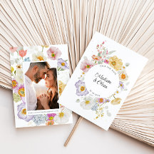 Pastel Bloom Floral Wreath Wedding