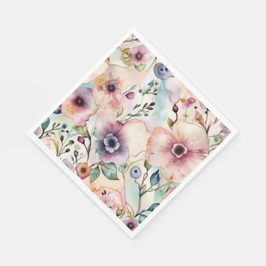 Pastel Bloom Symphony Serviette (Ecke)