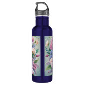 Pastel Bloom Thermal Tumbler Edelstahlflasche (Rückseite)