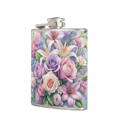 Pastel Bloom Thermal Tumbler Flachmann (Links)