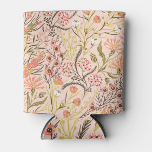 Pastel Blooming Blume Vintages Muster Dosenkühler