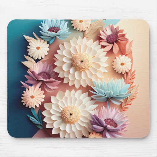 Pastel Blooms Mousepad (Vorne)