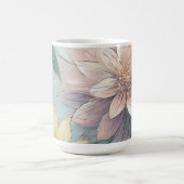 Pastel Blossom Burst: Muster für Blumenexplosionen Kaffeetasse (Mittel)