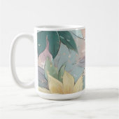 Pastel Blossom Burst: Muster für Blumenexplosionen Kaffeetasse (Links)