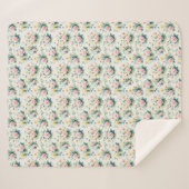 pastel blossom field sherpadecke (Vorderseite (Horizontal))