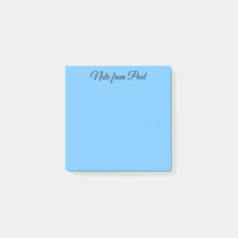 Pastel Blue Abend Sky Post-it Klebezettel