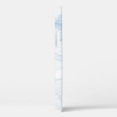 Pastel Blue Abstrakt Apple Samsung Handy Case (Rückseite / Rechts)